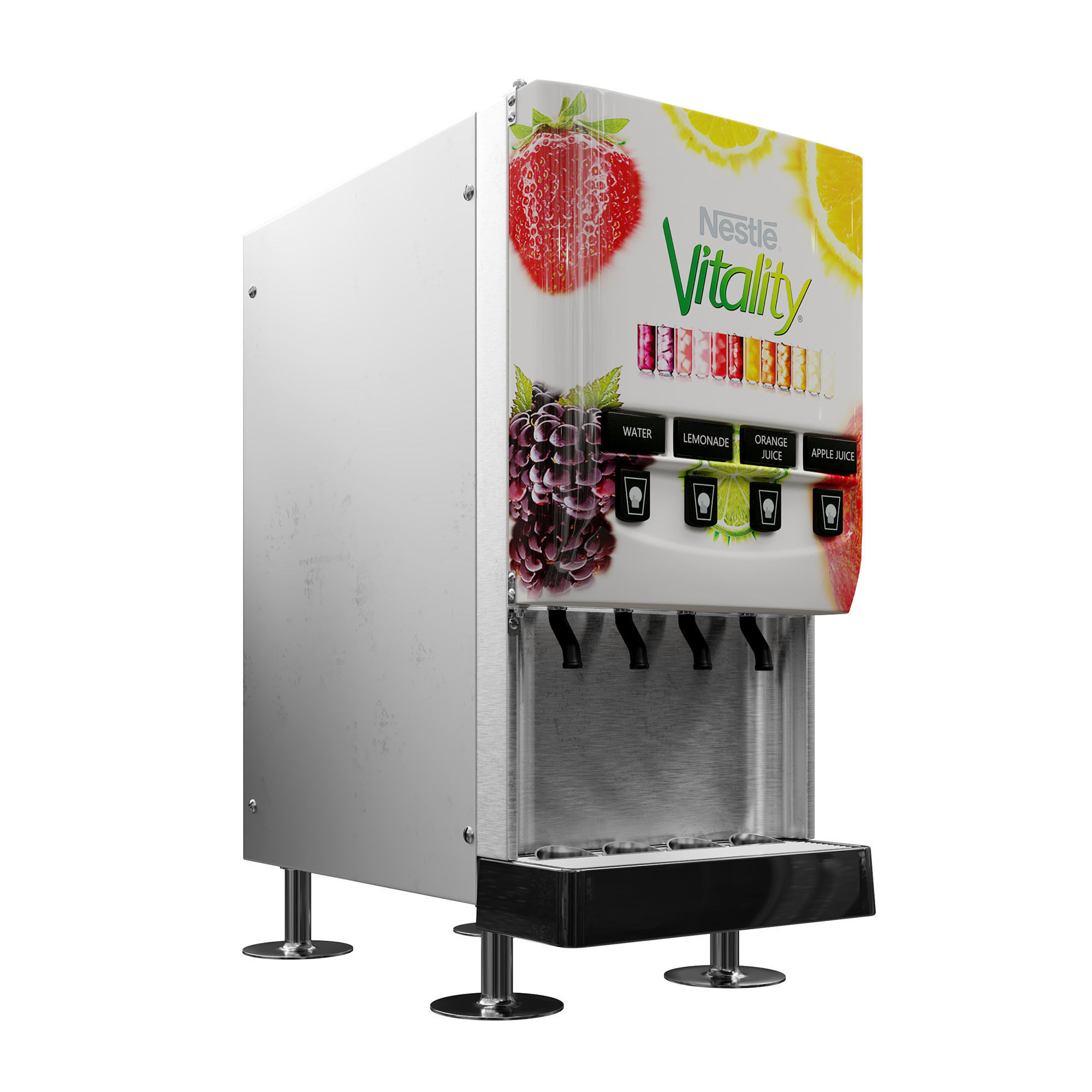 Nestle Vitality Flavored Water Dispenser 3D model CGTrader