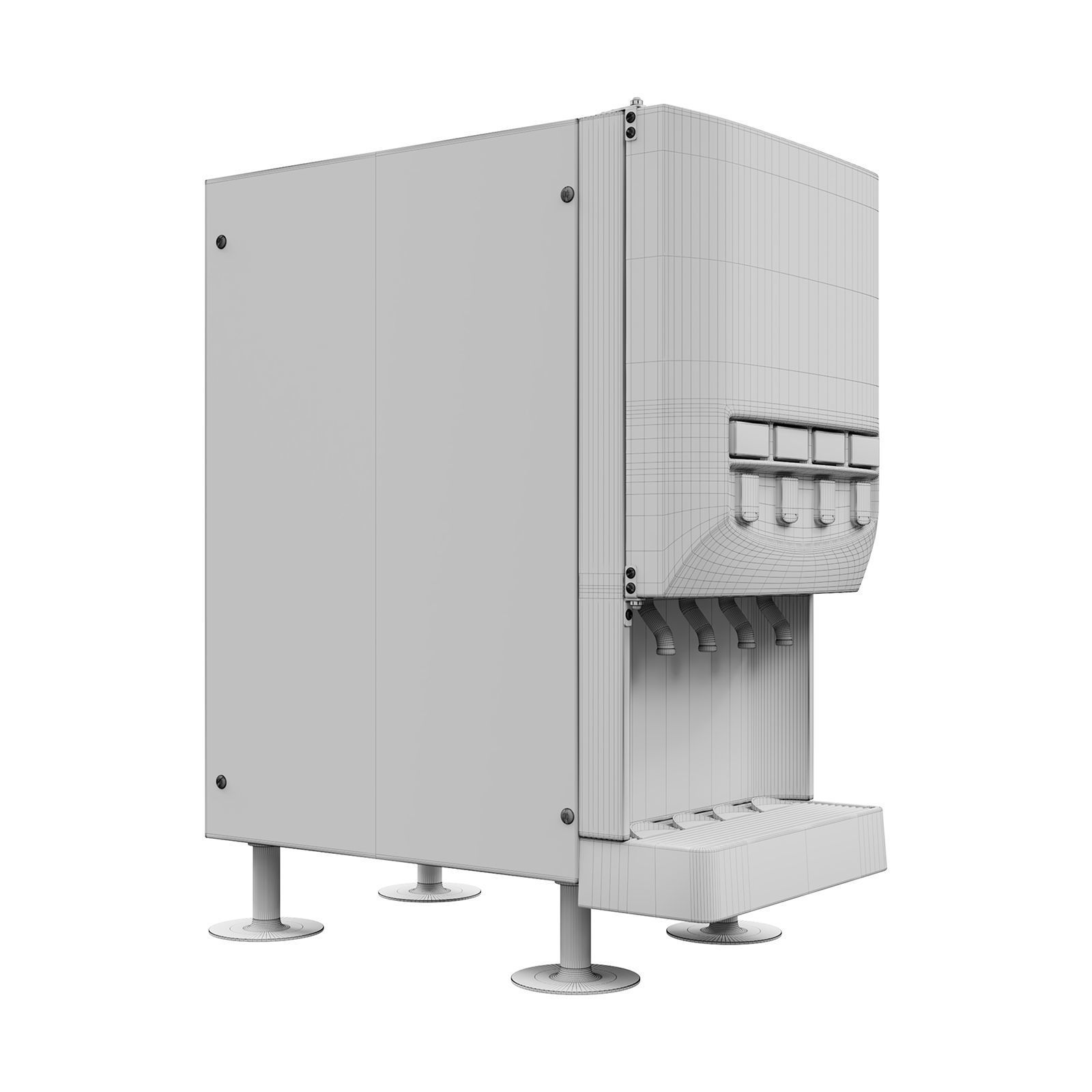 Nestle Vitality Flavored Water Dispenser 3D model_5