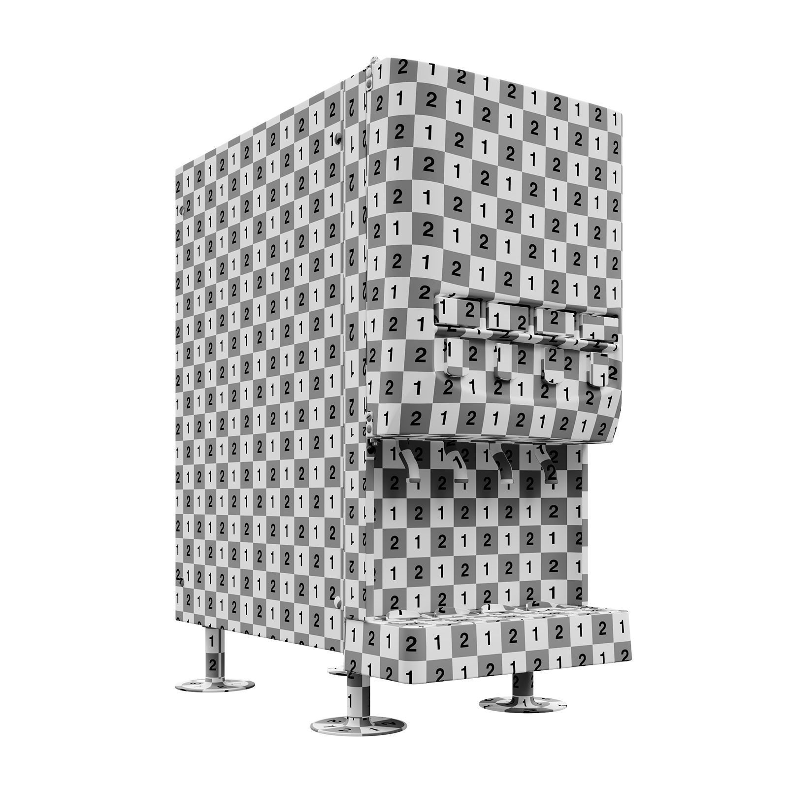 Nestle Vitality Flavored Water Dispenser 3D model_6