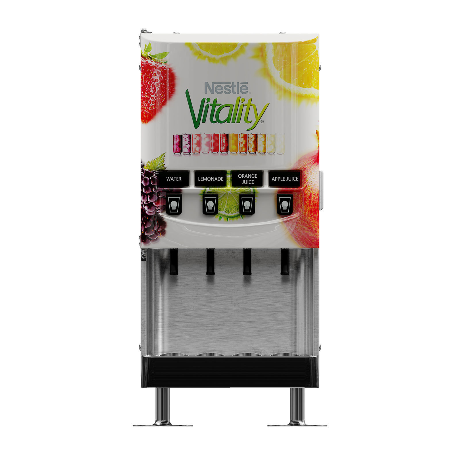 Nestle Vitality Flavored Water Dispenser 3D model_1
