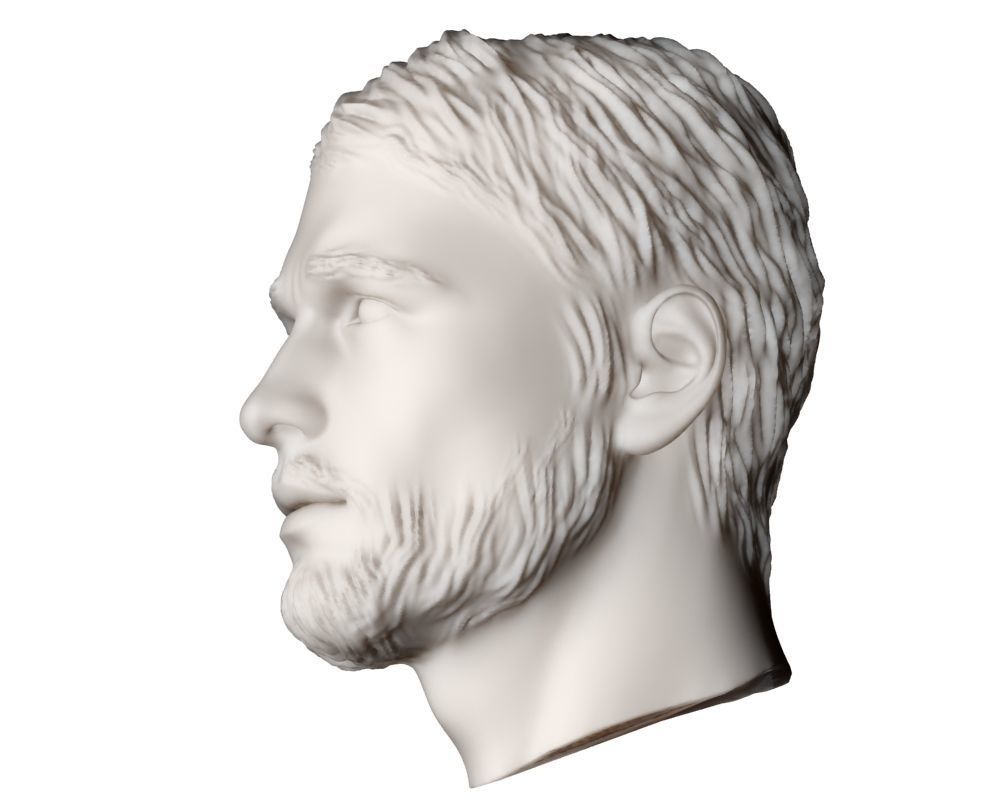 Head man 002 3D model_14