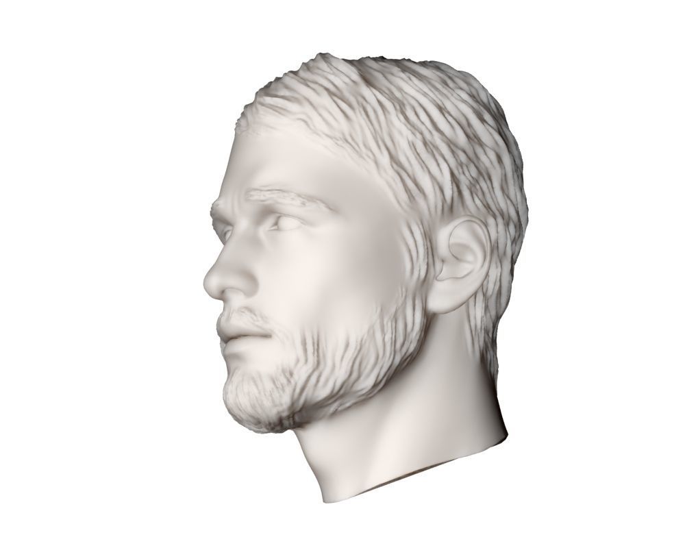 Head man 002 3D model_12