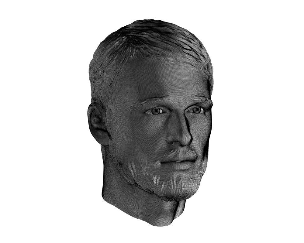 Head man 002 3D model_23