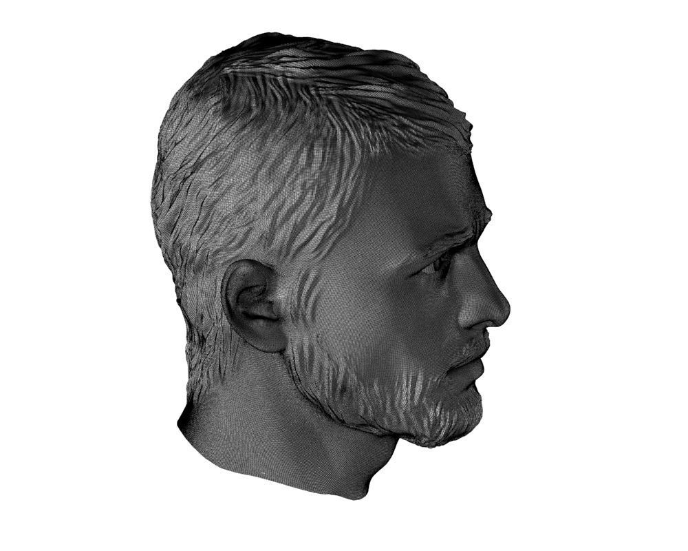 Head man 002 3D model_18