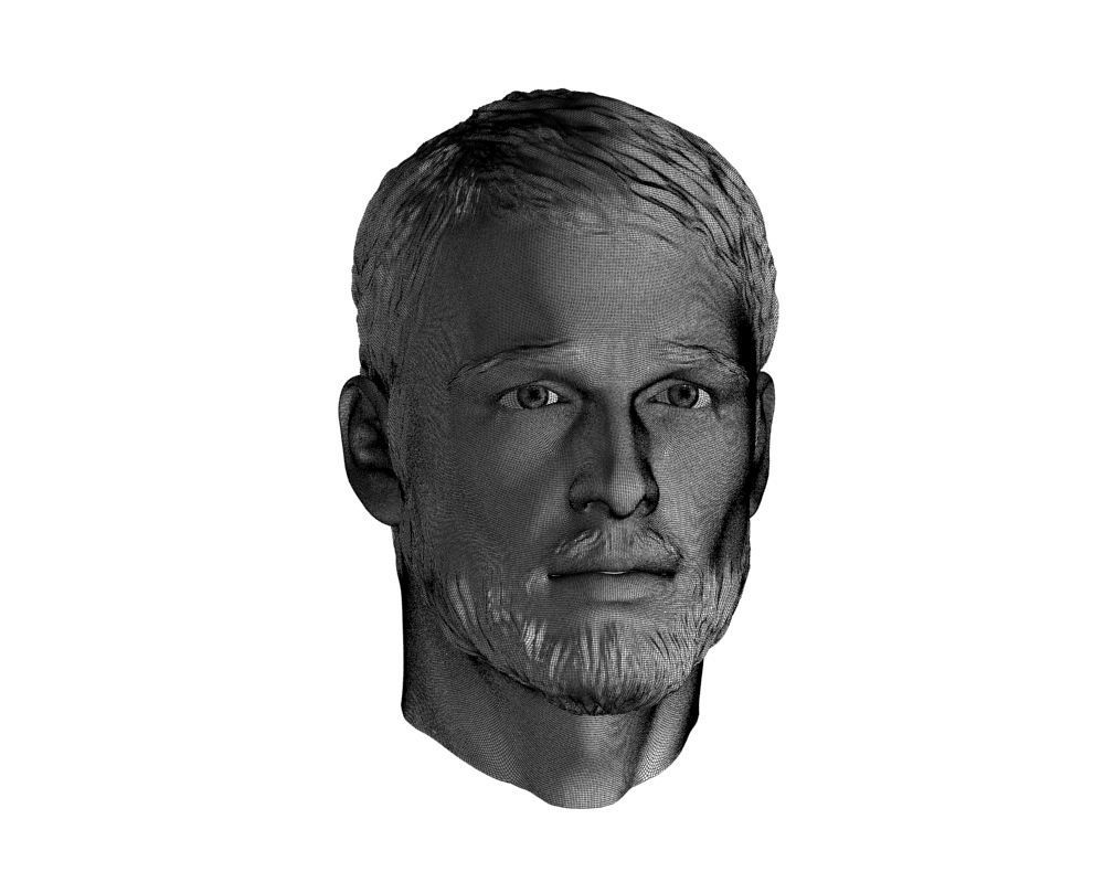 Head man 002 3D model_24