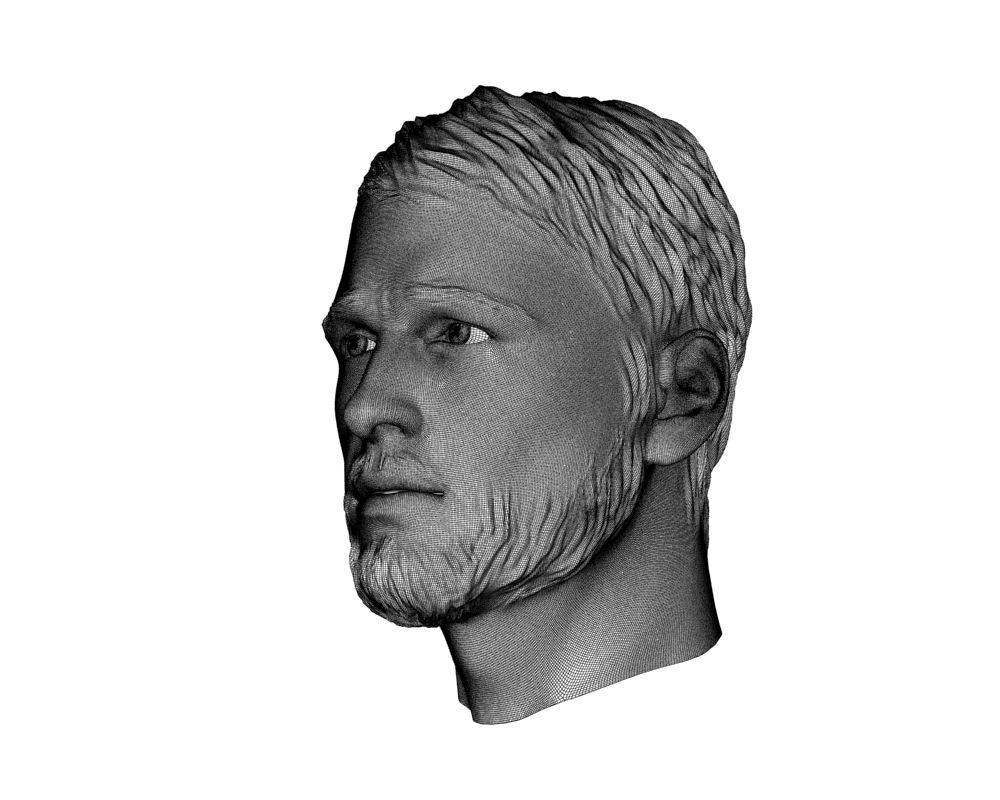 Head man 002 3D model_28