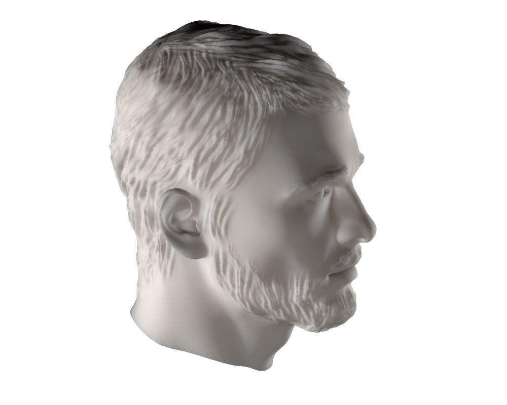Head man 002 3D model_2