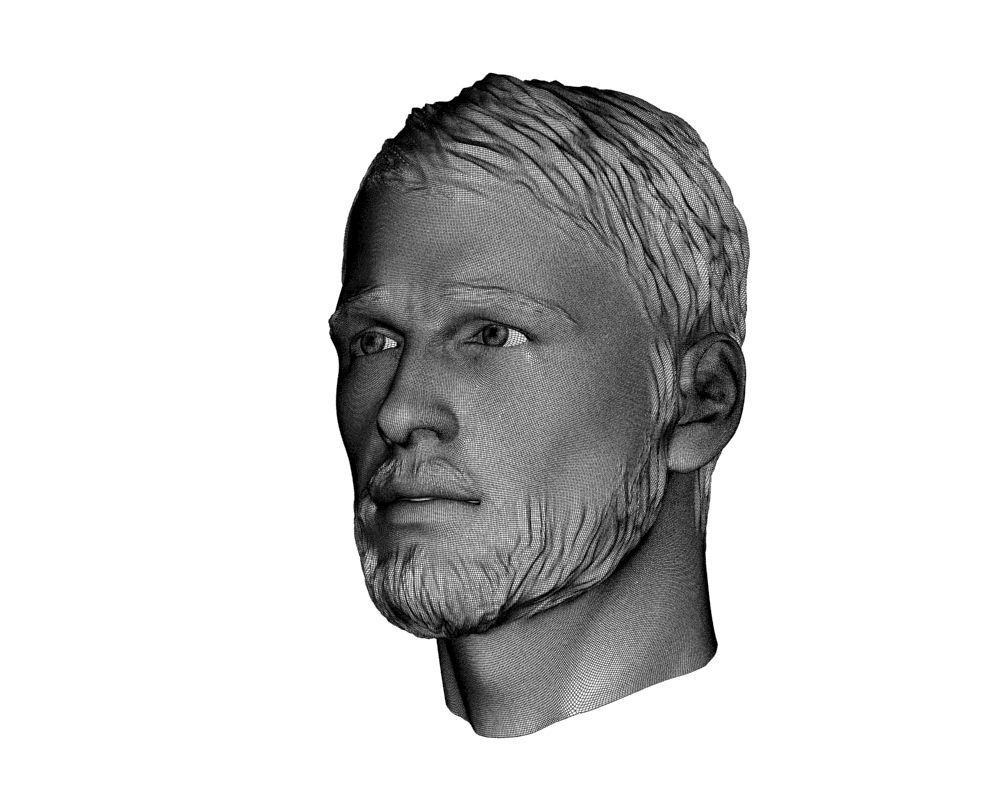 Head man 002 3D model_27