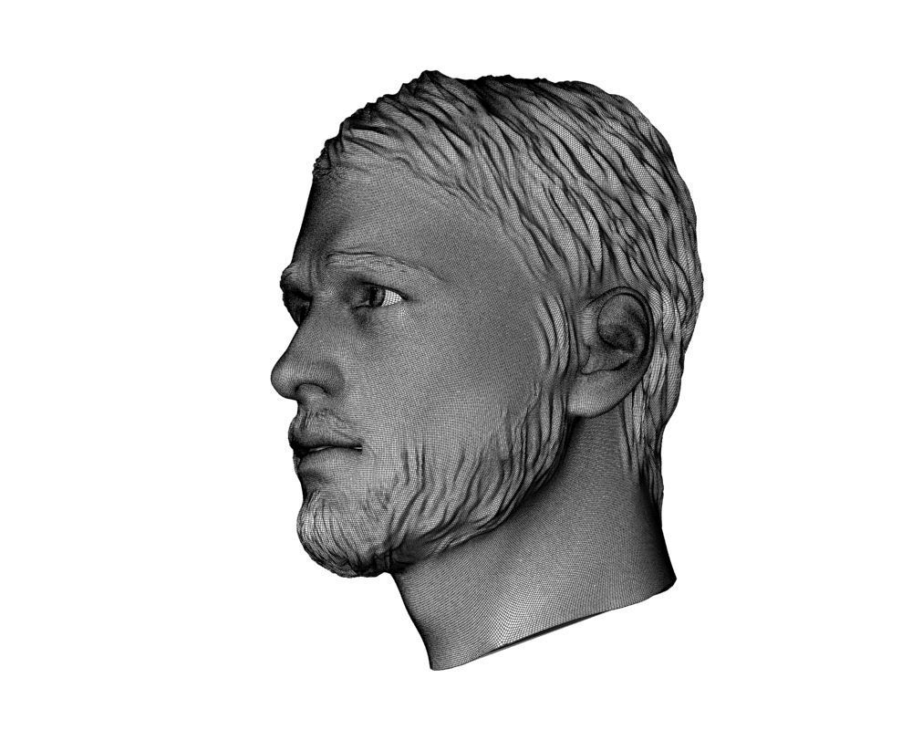 Head man 002 3D model_30