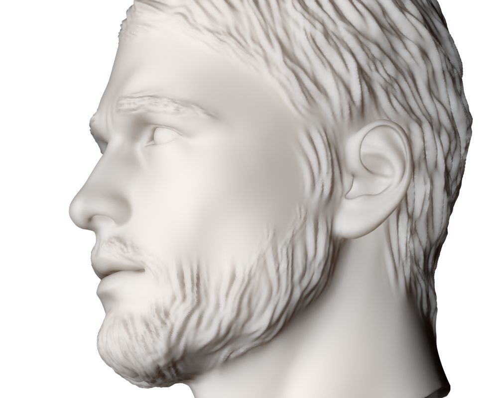 Head man 002 3D model_16