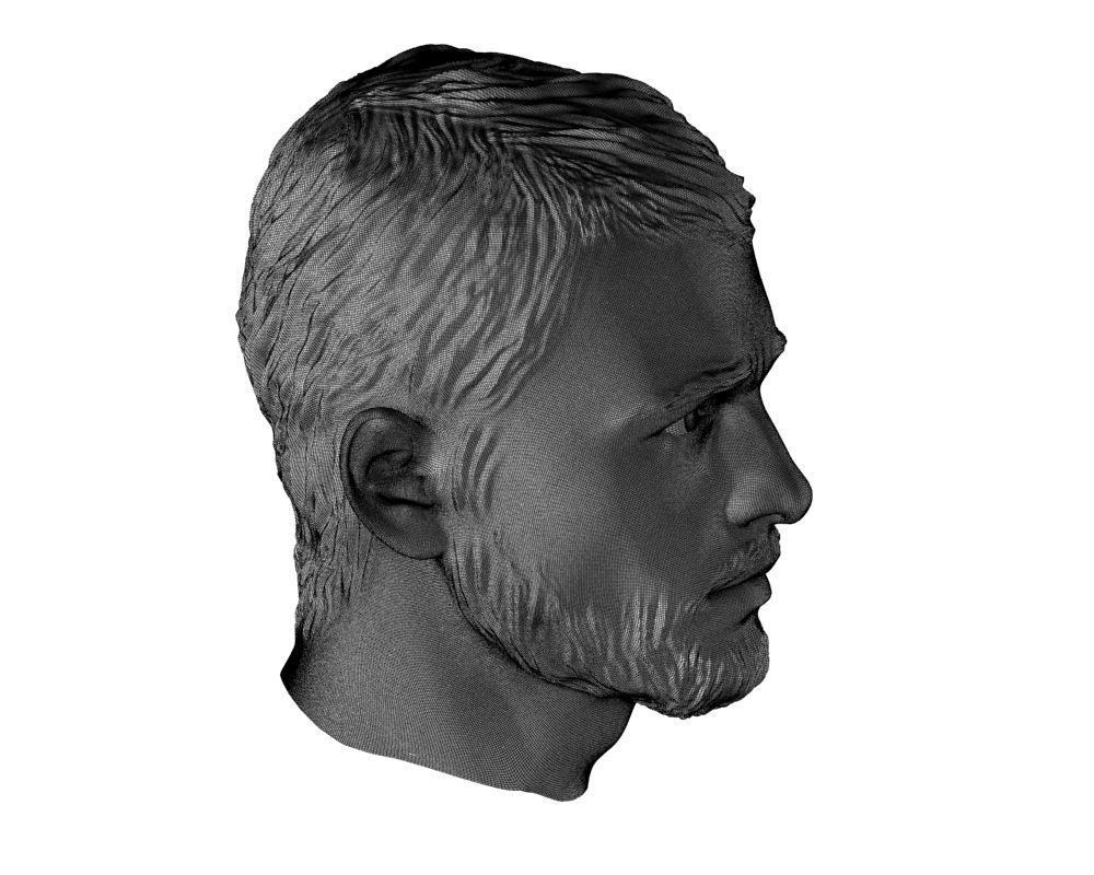 Head man 002 3D model_19