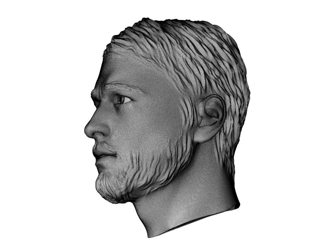 Head man 002 3D model_31
