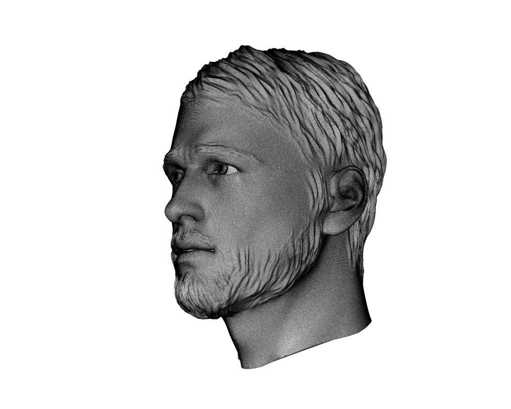 Head man 002 3D model_29