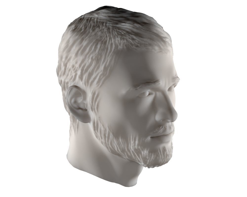 Head man 002 3D model_4
