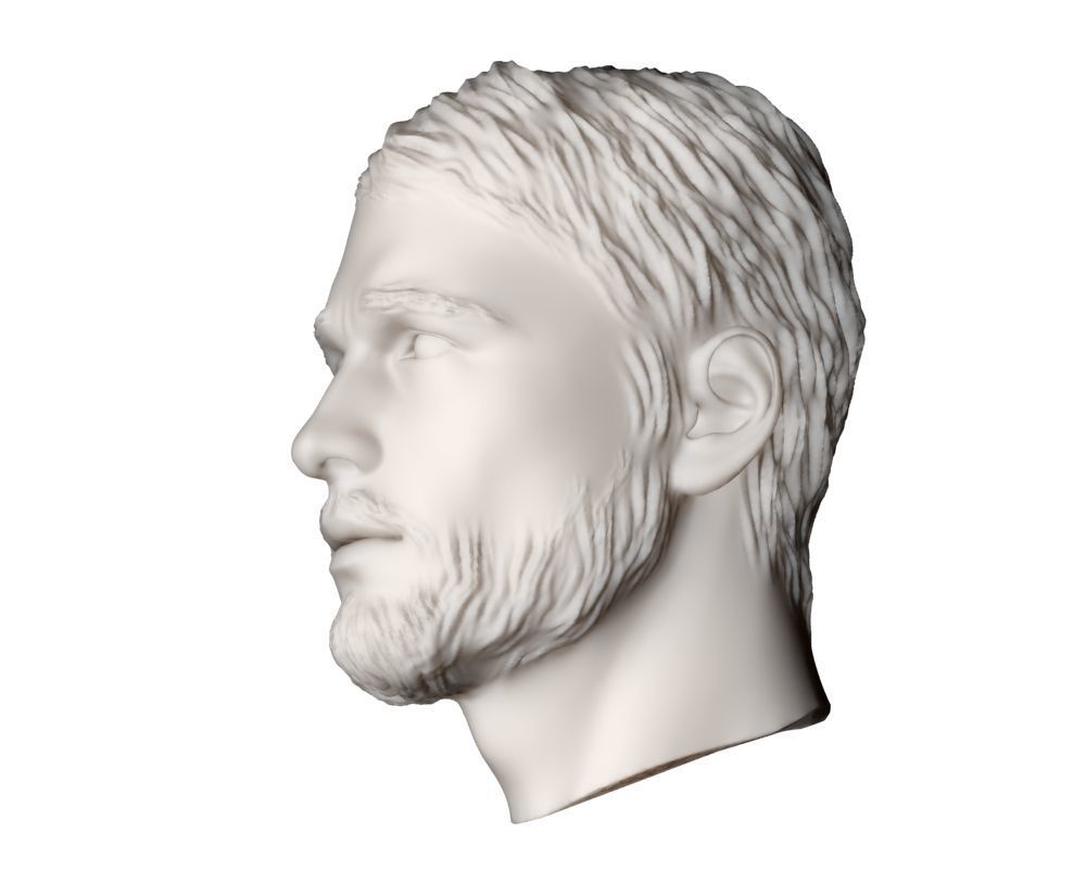Head man 002 3D model_13