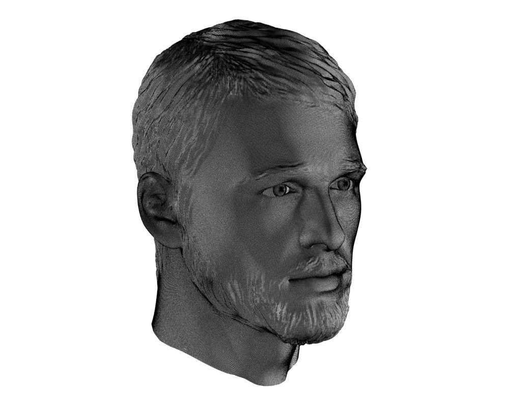 Head man 002 3D model_22