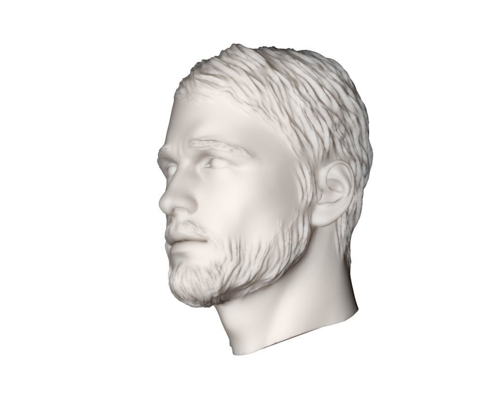 Head man 002 3D model_11