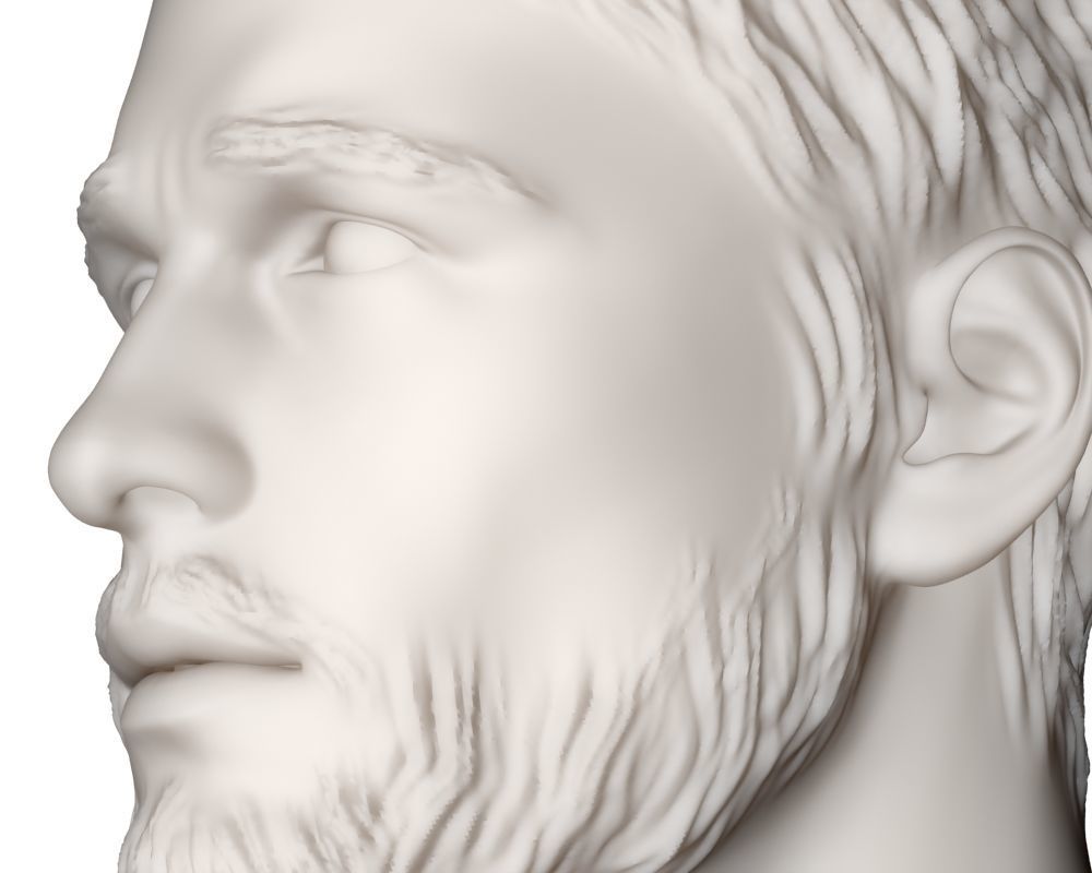 Head man 002 3D model_17