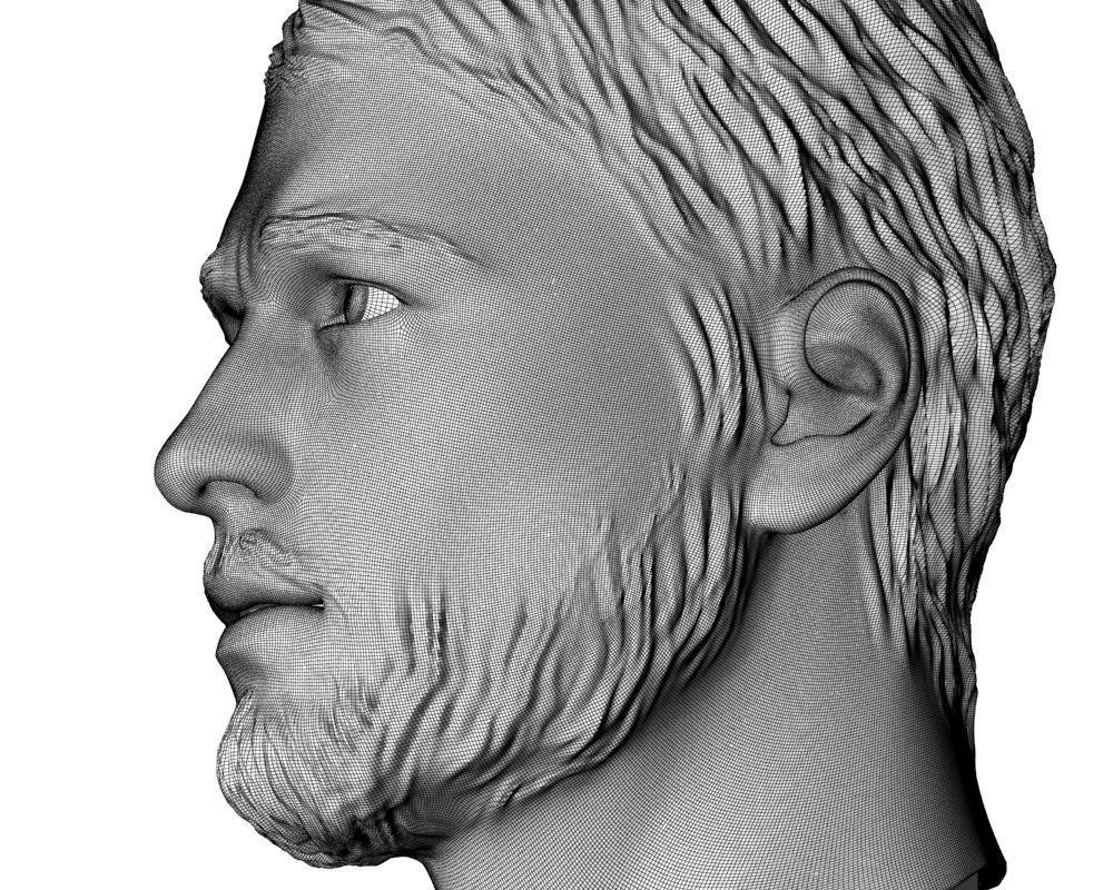 Head man 002 3D model_34