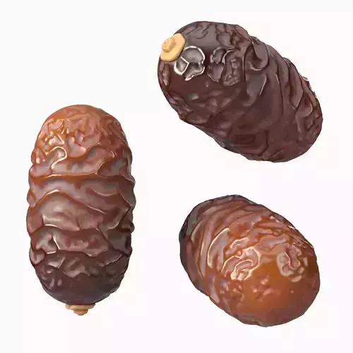 Date palm fruit 1 with 4K PBR textures 3D model