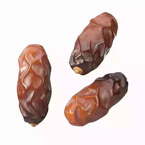 Date palm fruit 2 with 4K PBR textures 3D model