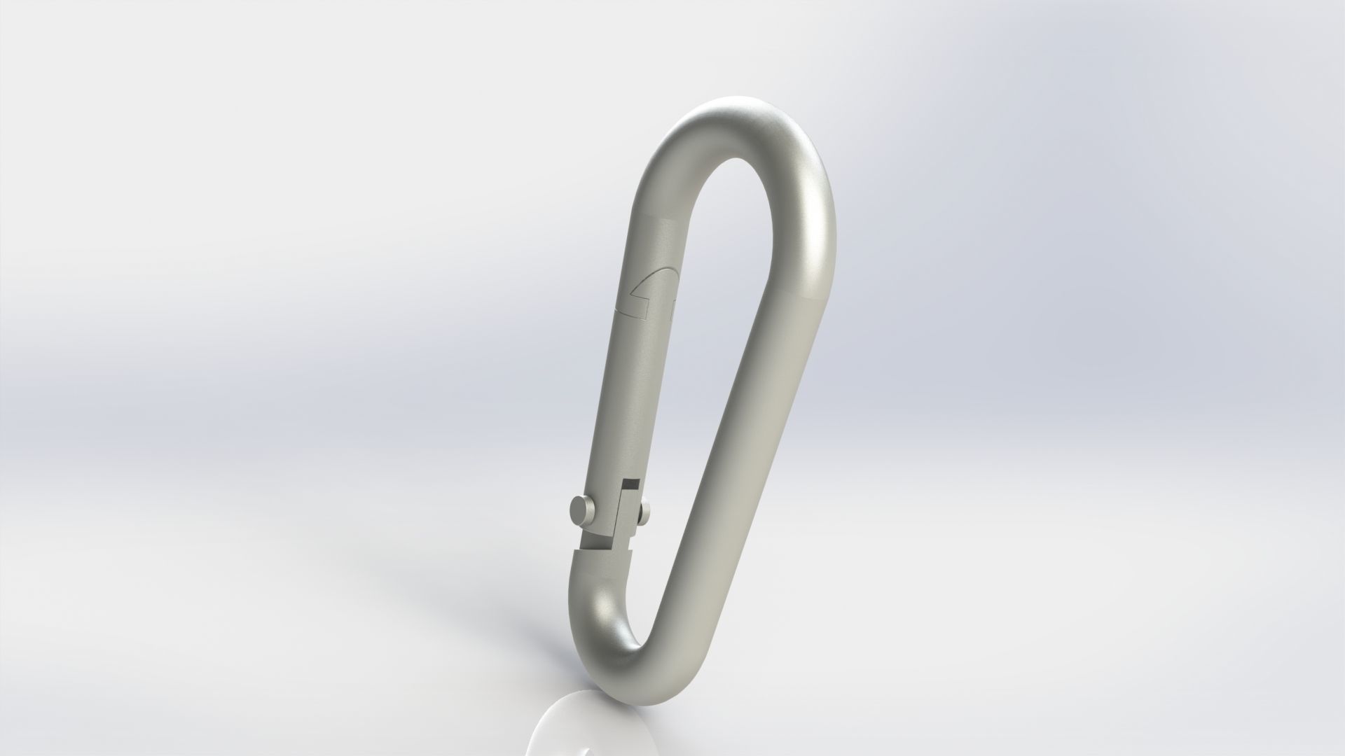 Carabiner 6mm 3D model_2