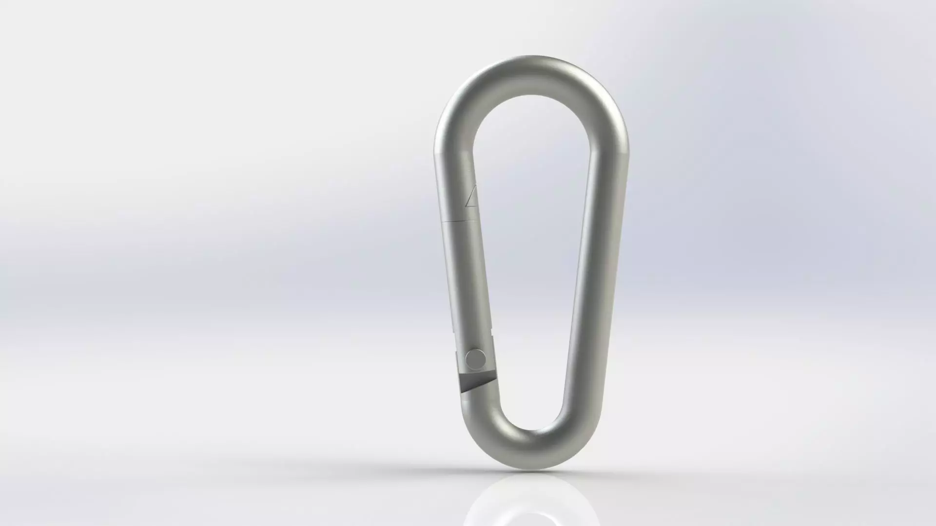 Carabiner 6mm 3D model_0