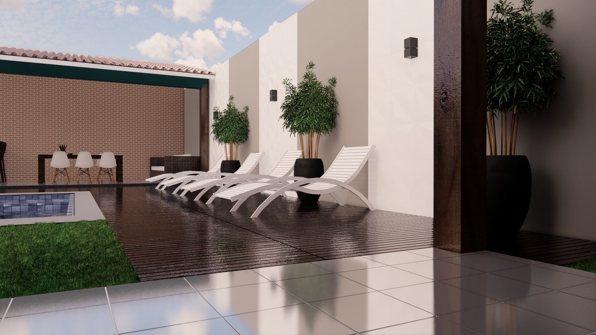 Modern House  3D model_1