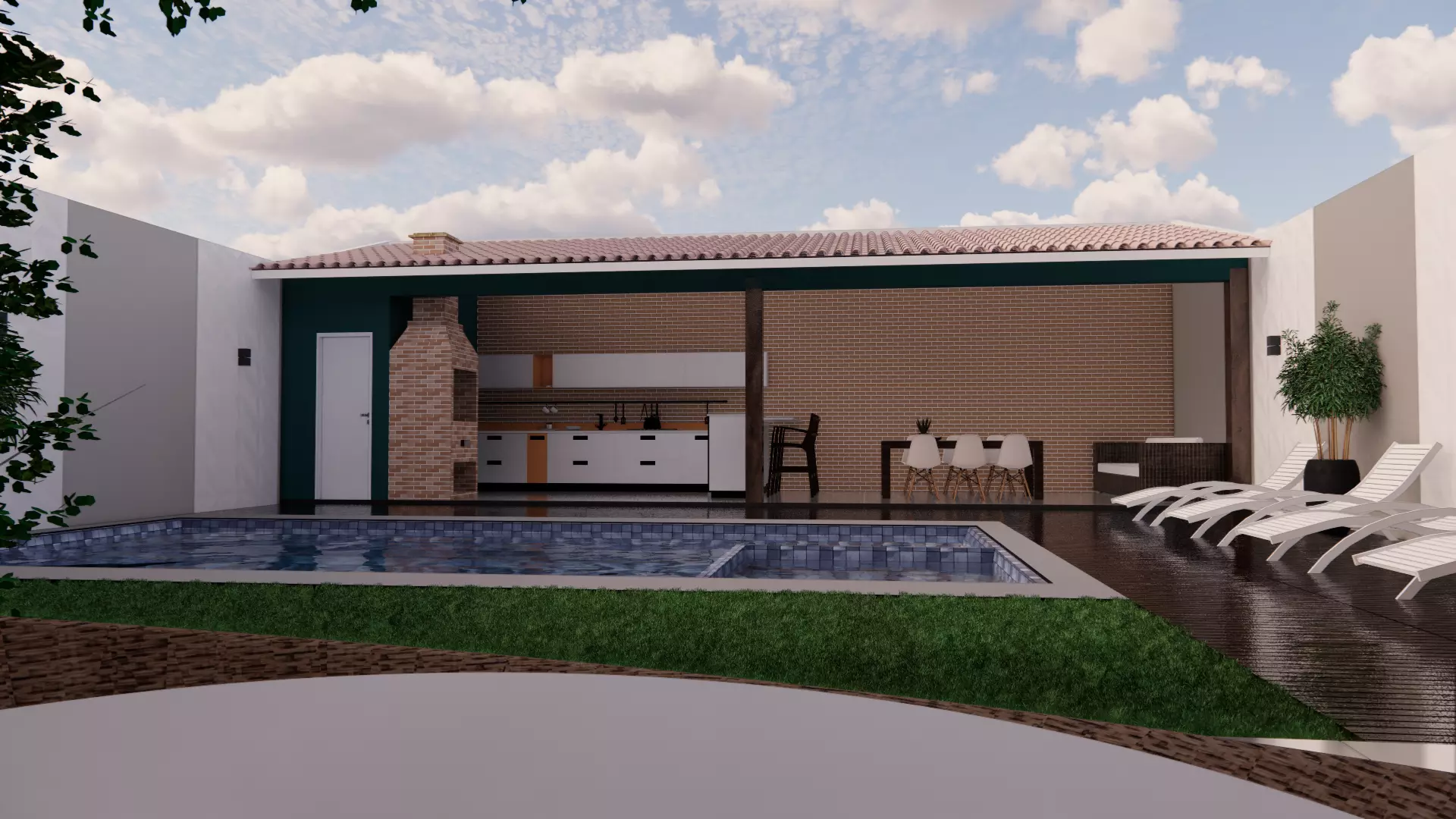 Modern House  3D model_0