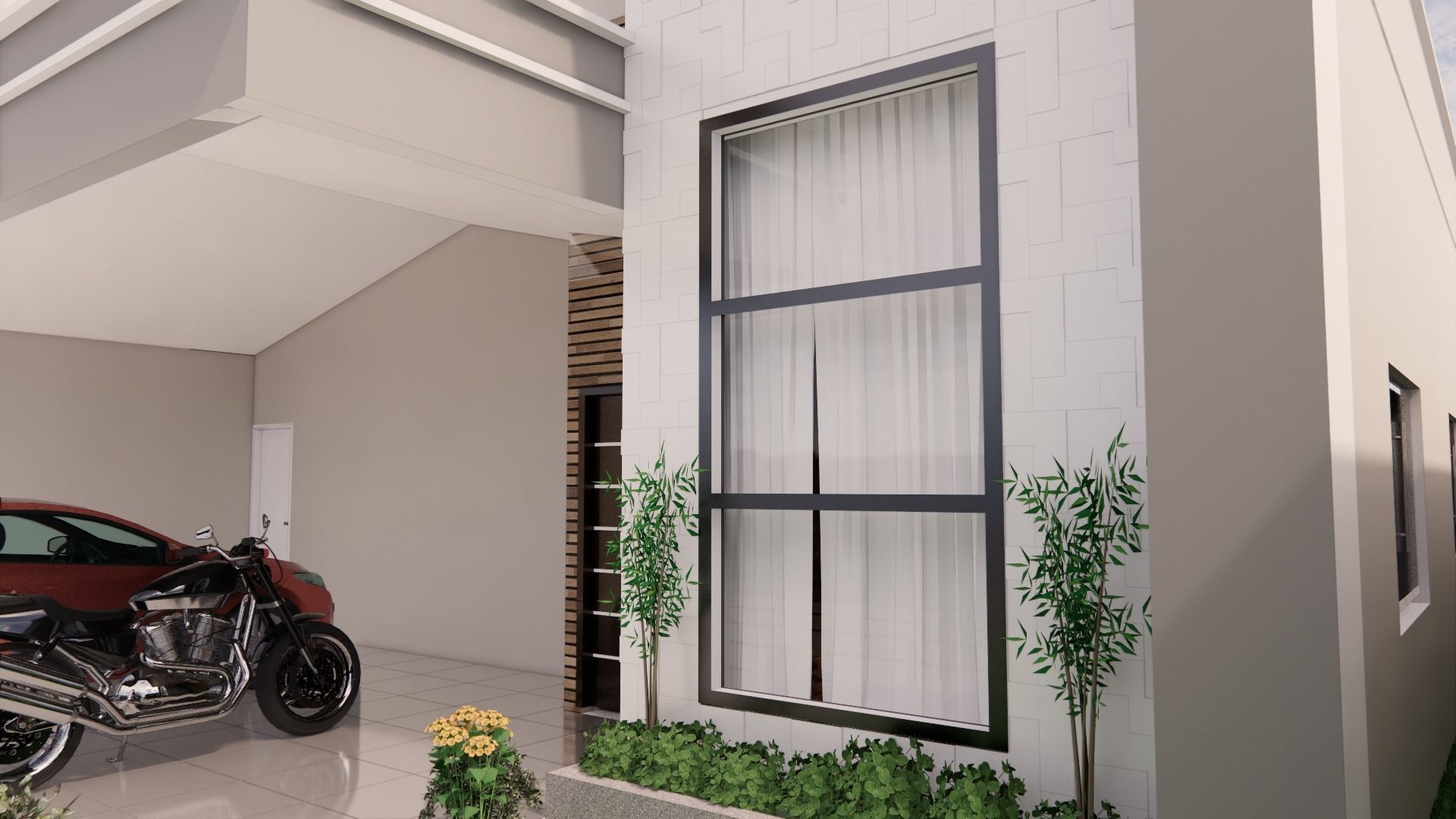 Modern House  3D model_5