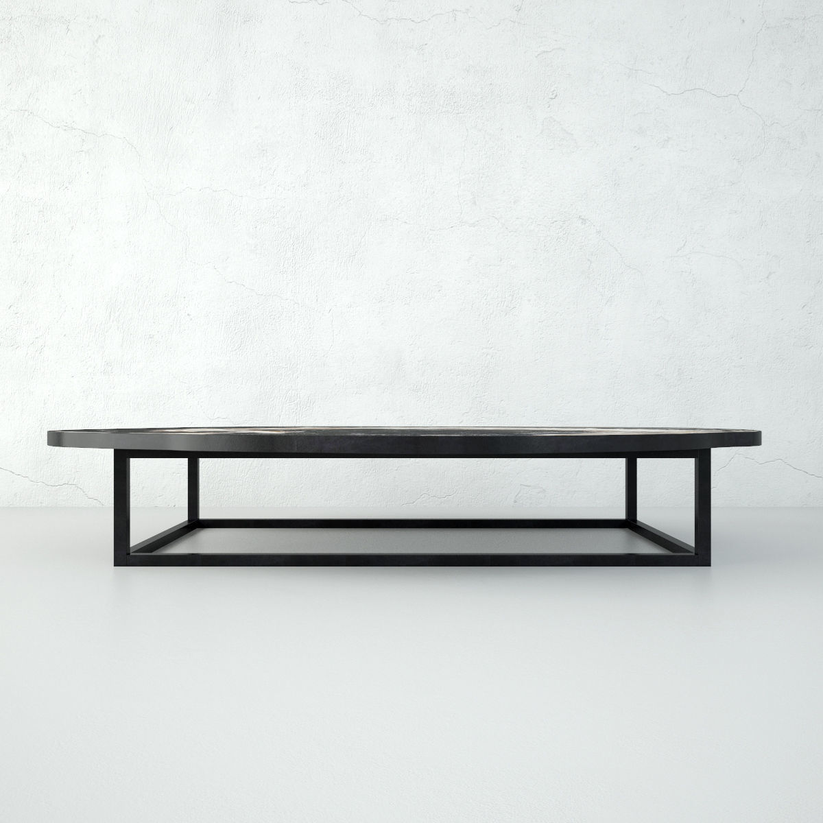 Petrified Wood Slice Coffee Table 1 3D model_3