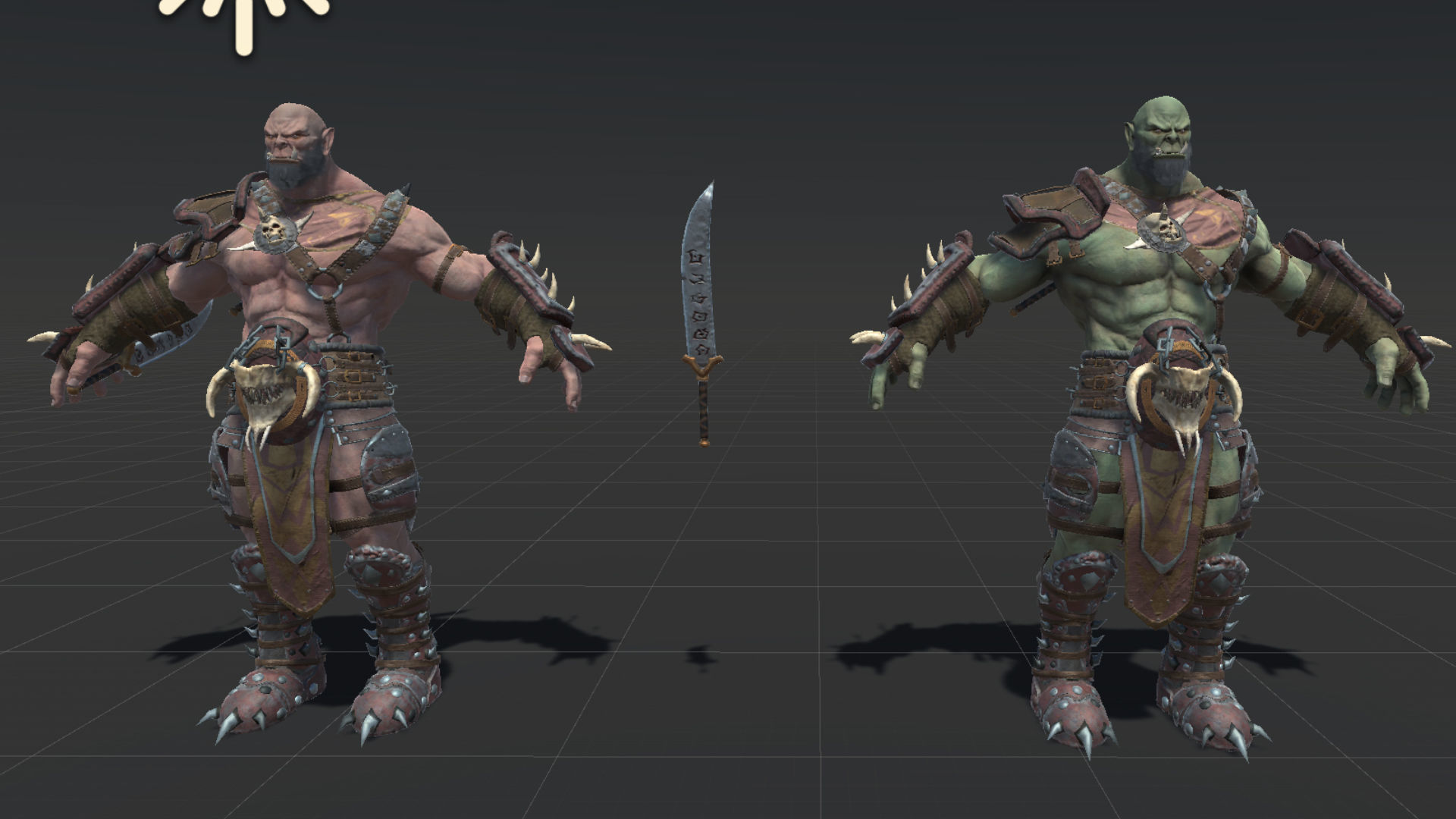 Orc Rogue Low-poly 3D model_21