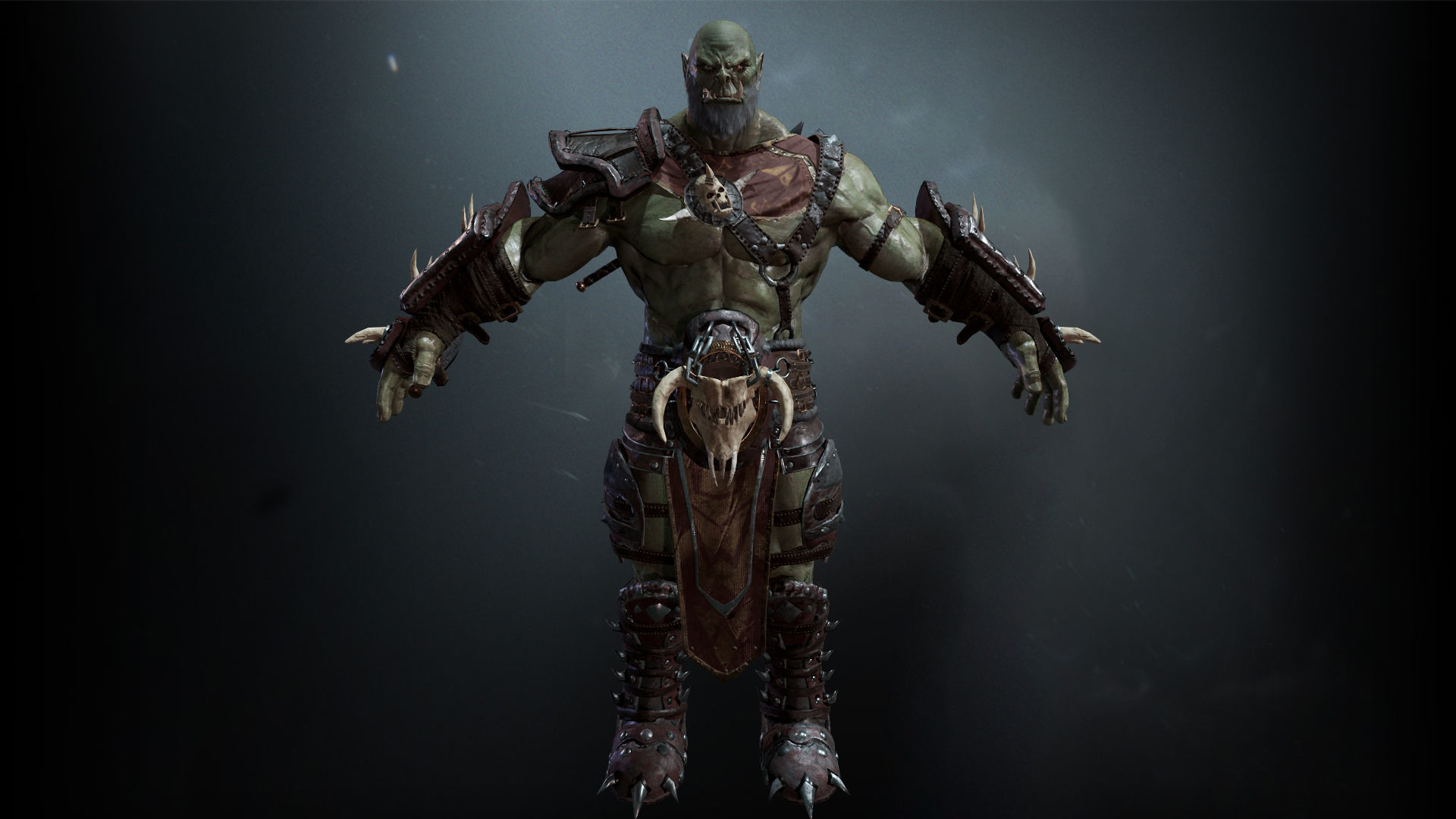 Orc Rogue Low-poly 3D model_11