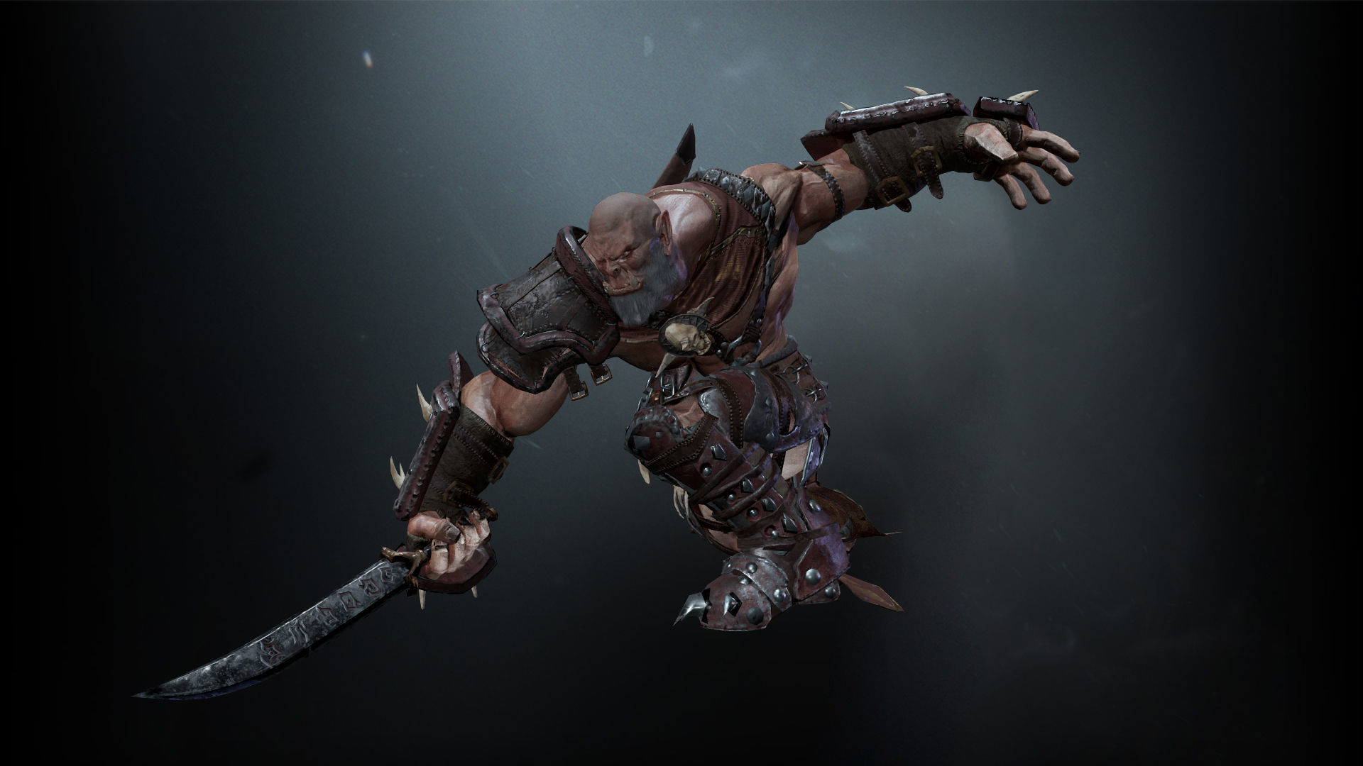 Orc Rogue Low-poly 3D model_9