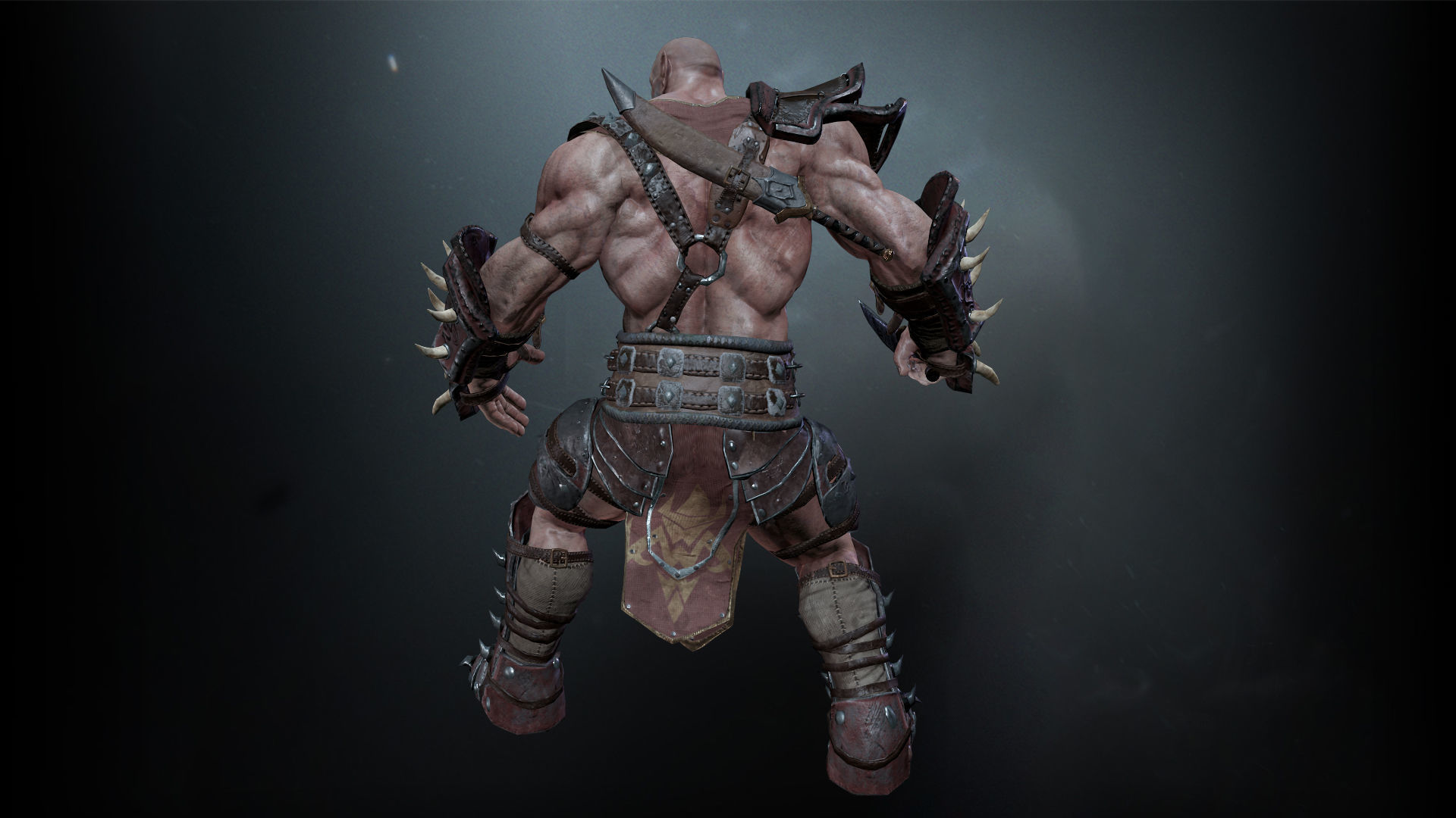 Orc Rogue Low-poly 3D model_7