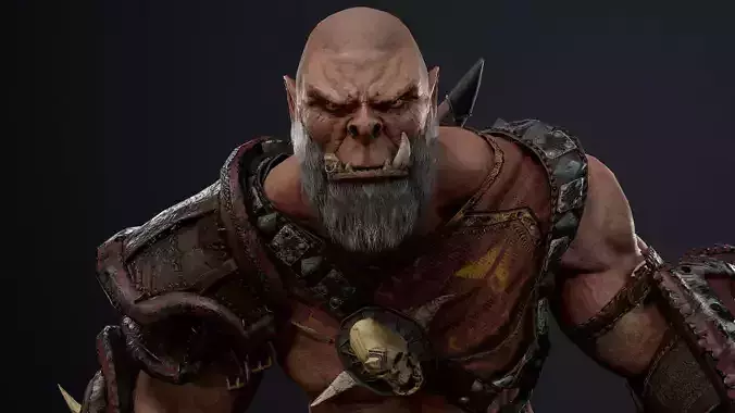 Orc Rogue Low-poly 3D model