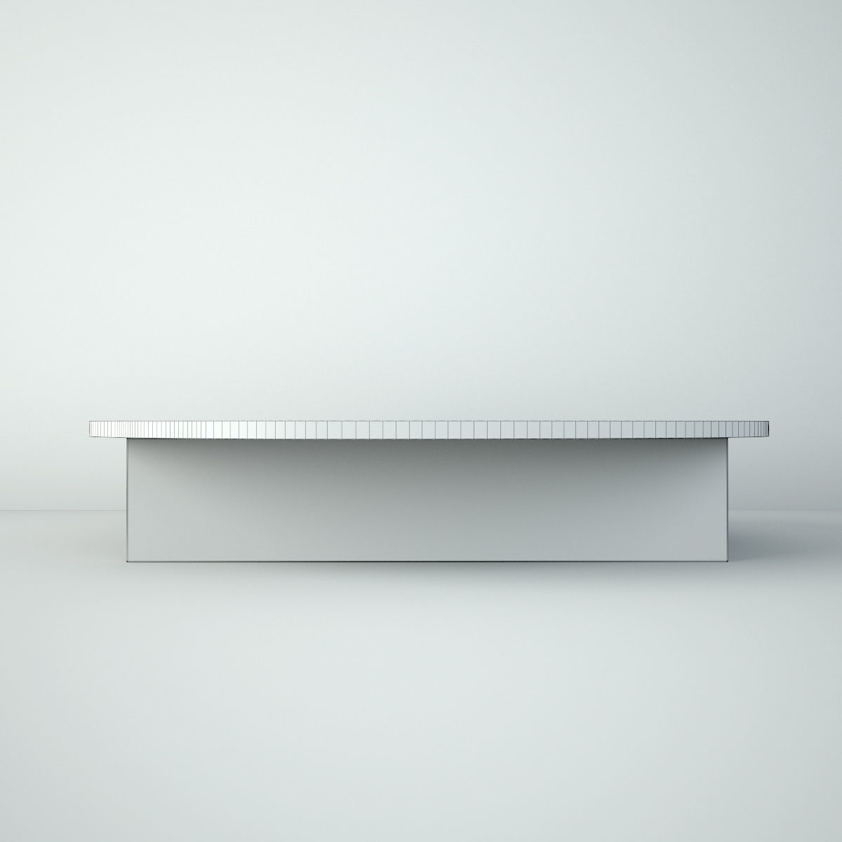 Petrified Wood Slice Coffee Table 2 3D model_4