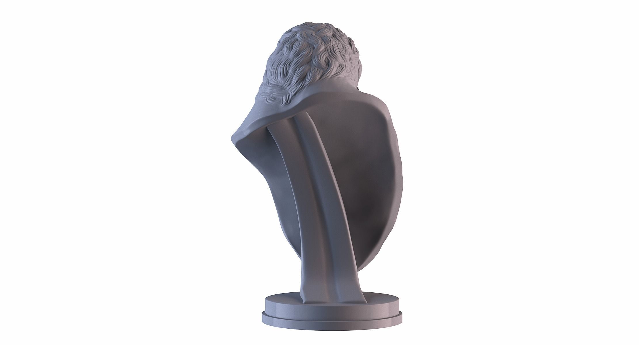 Gorilla Bust 3D print model_5