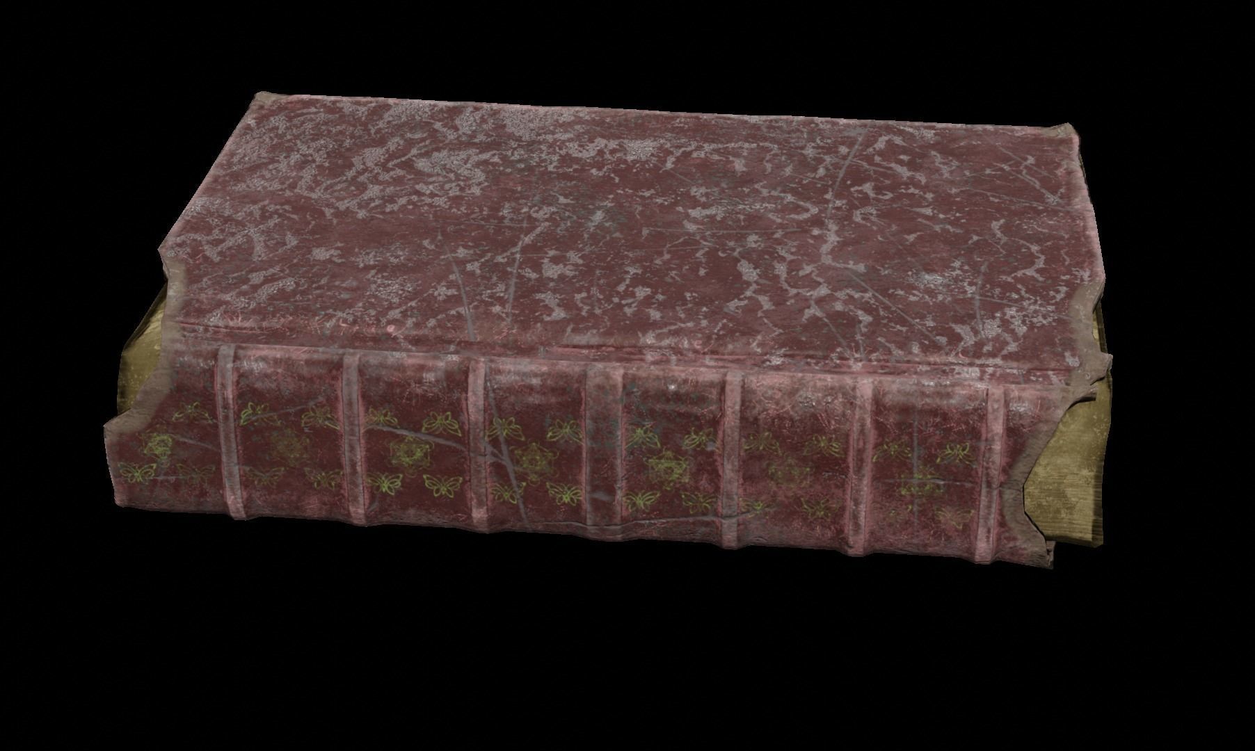 Old book 3D model_5