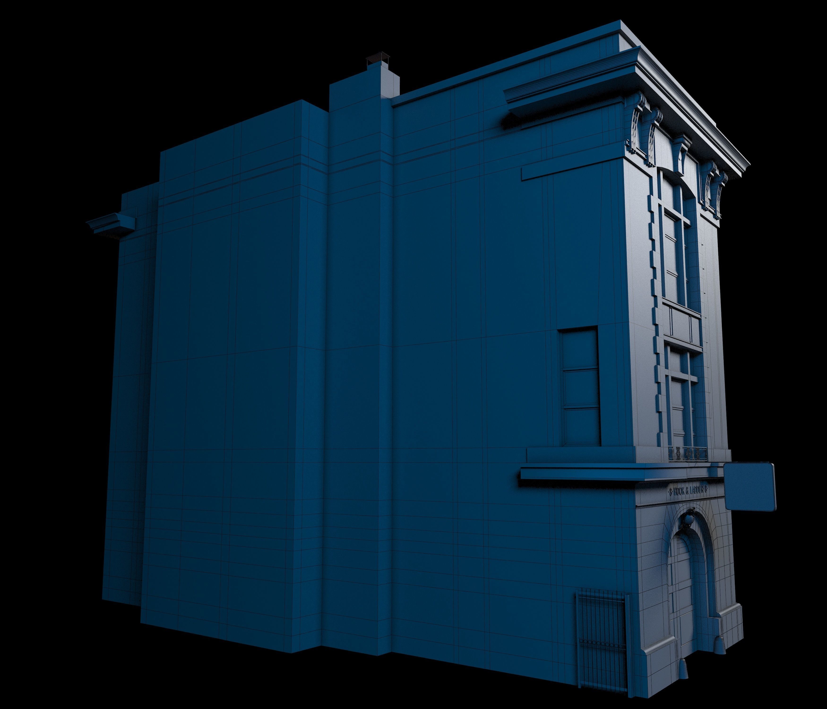 Ghostbusters home 3D model_10