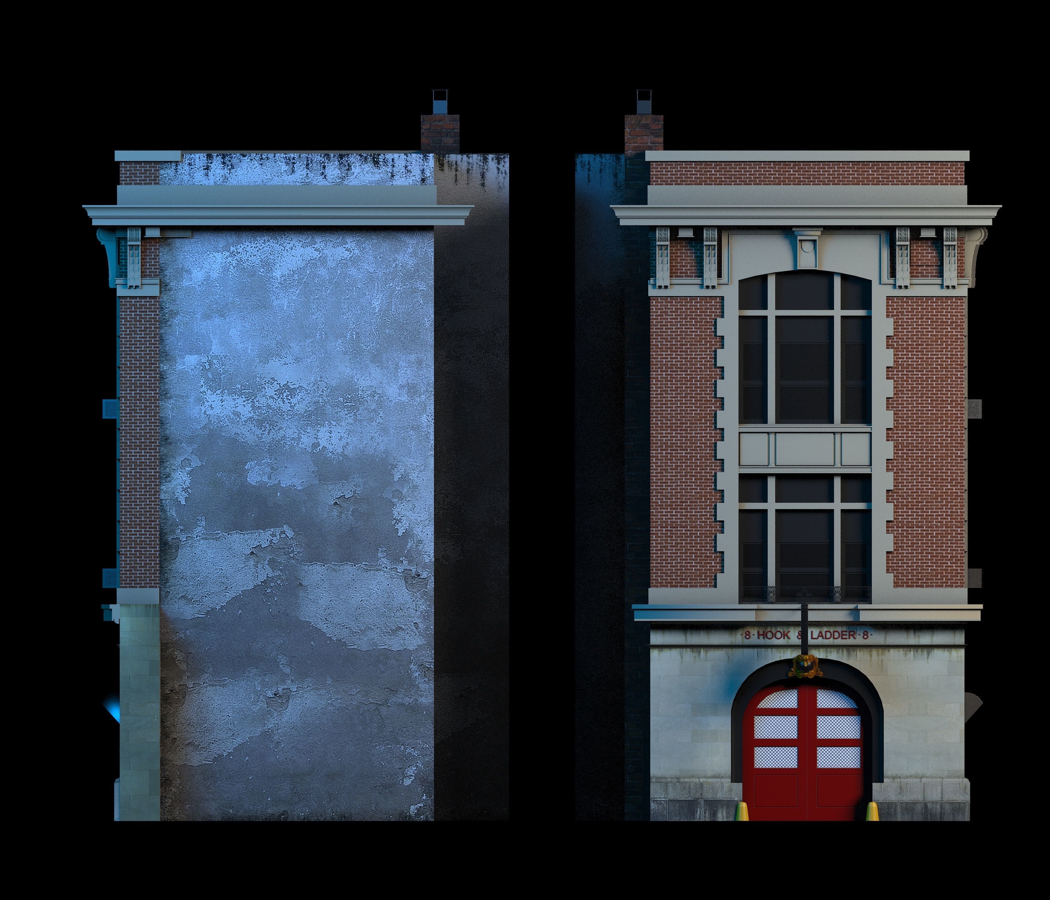 Ghostbusters home 3D model_8
