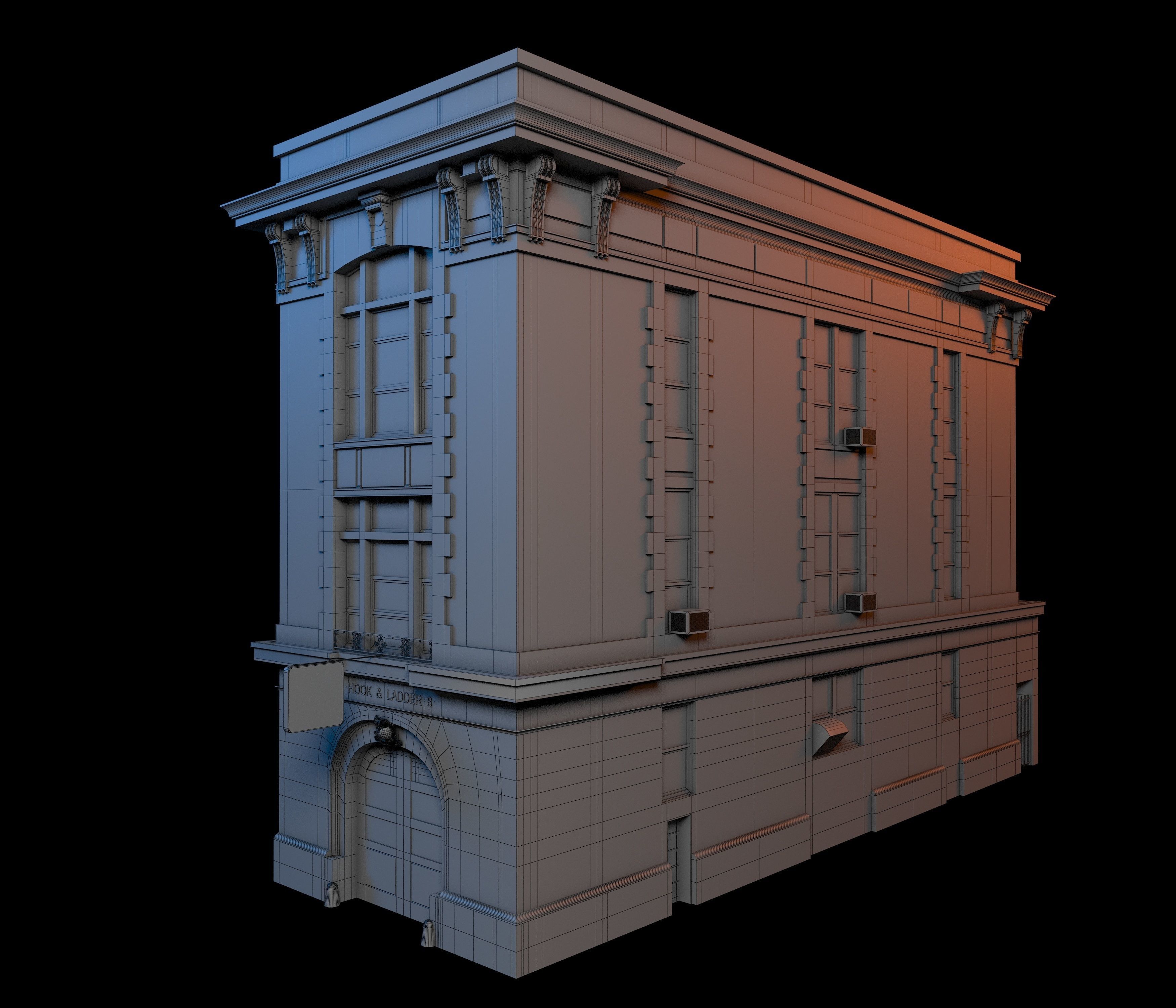 Ghostbusters home 3D model_9