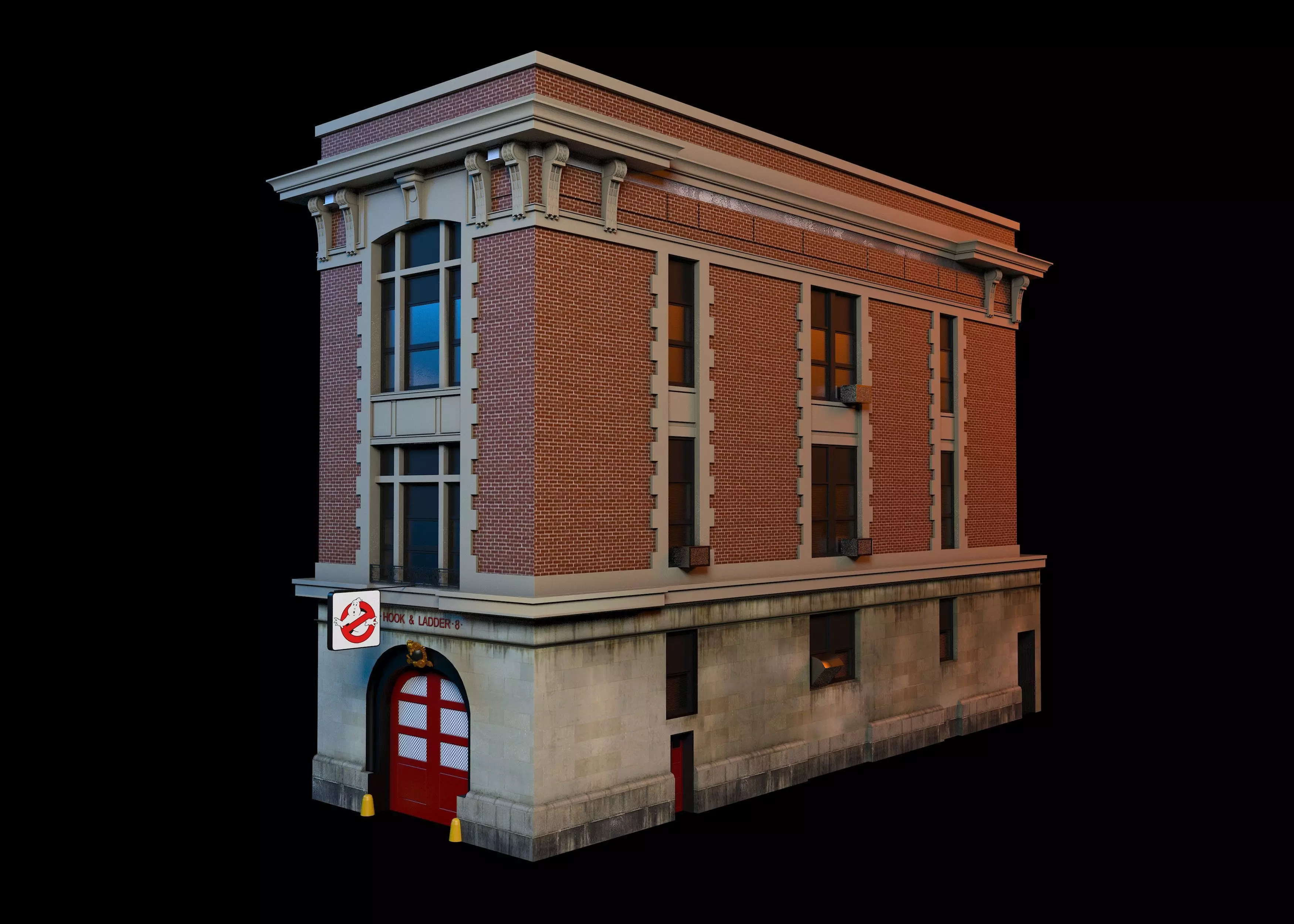 Ghostbusters home 3D model_0