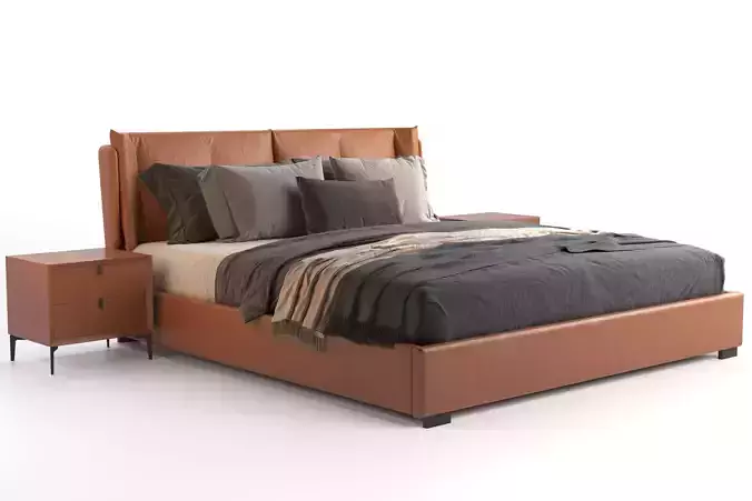 Maxky modern bed