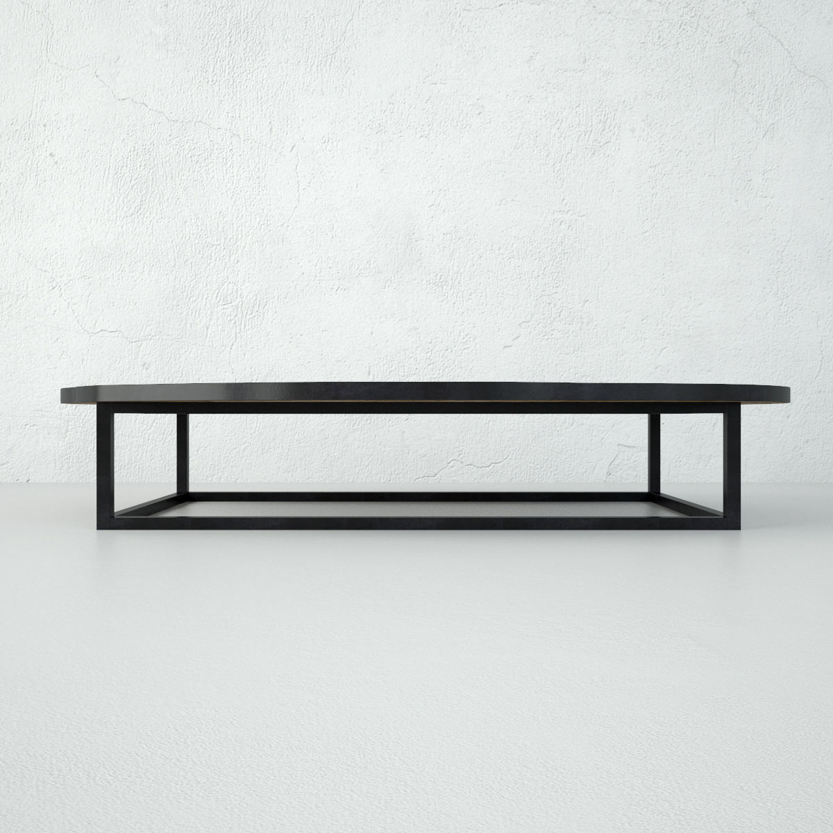 Petrified Wood Slice Coffee Table 3 3D model_3