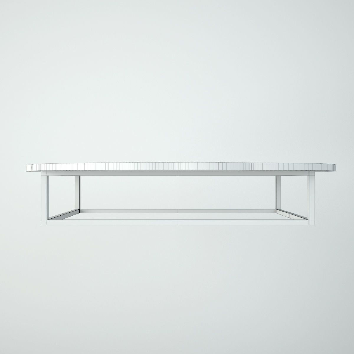 Petrified Wood Slice Coffee Table 3 3D model_4