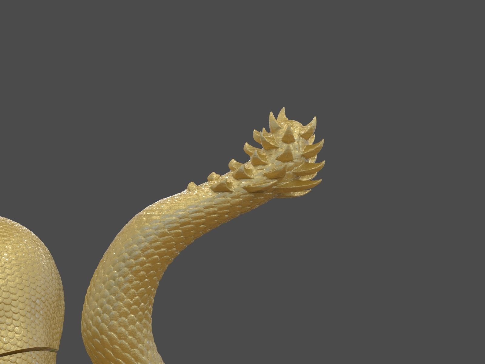 King Ghidorah Headphones Holder 3D print model_13