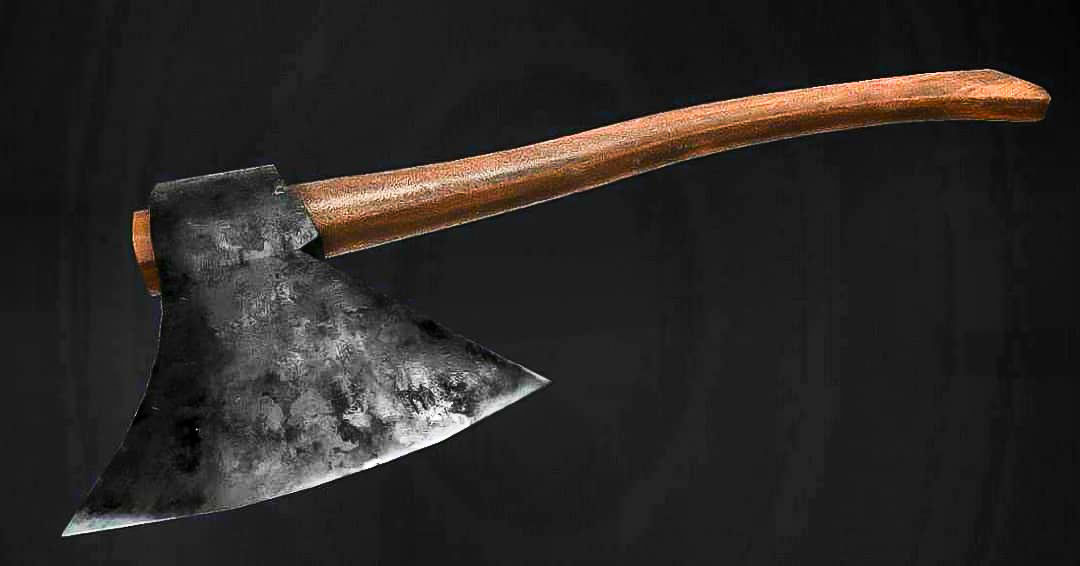 Wooden Axe 3D Model Low-poly 3D model_8
