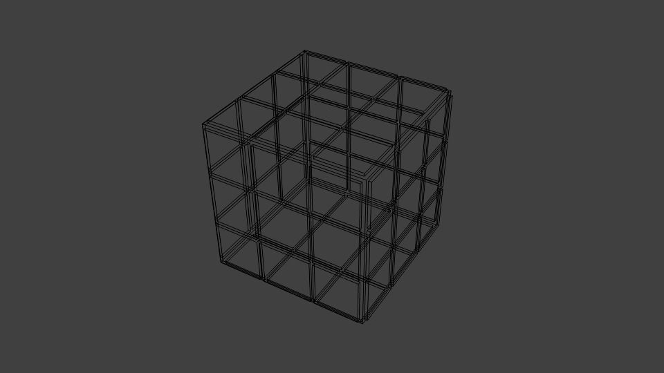 Cube 3x3 3D model_3