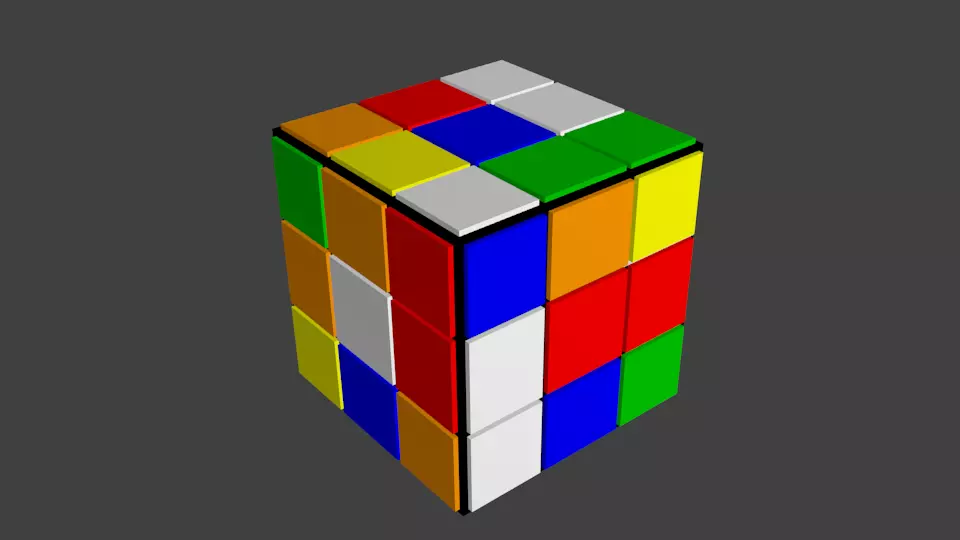 Cube 3x3 3D model_0